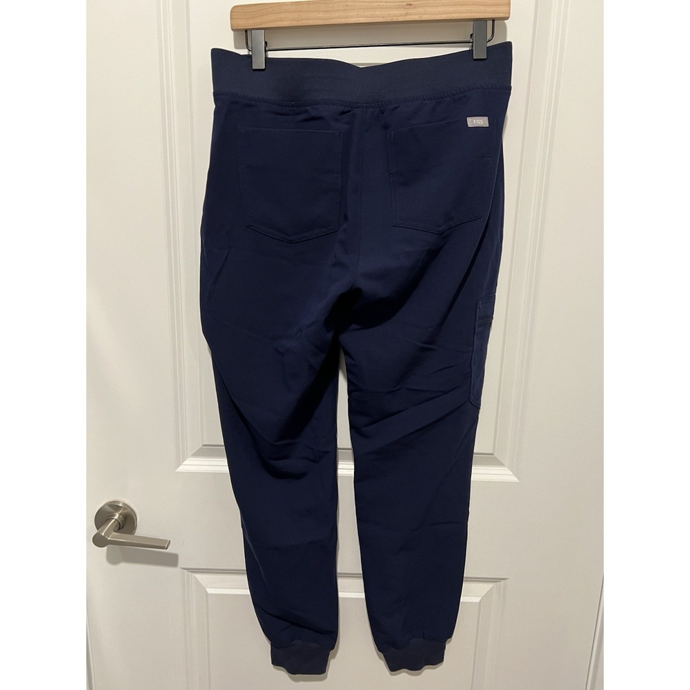FIGS Navy Blue Scrub Set Casma Top Zamora Jogger Technical Collection Womens S - Picture 3 of 14